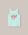 Tank Top Amarilla Con Gráfico,AGUAMARINA